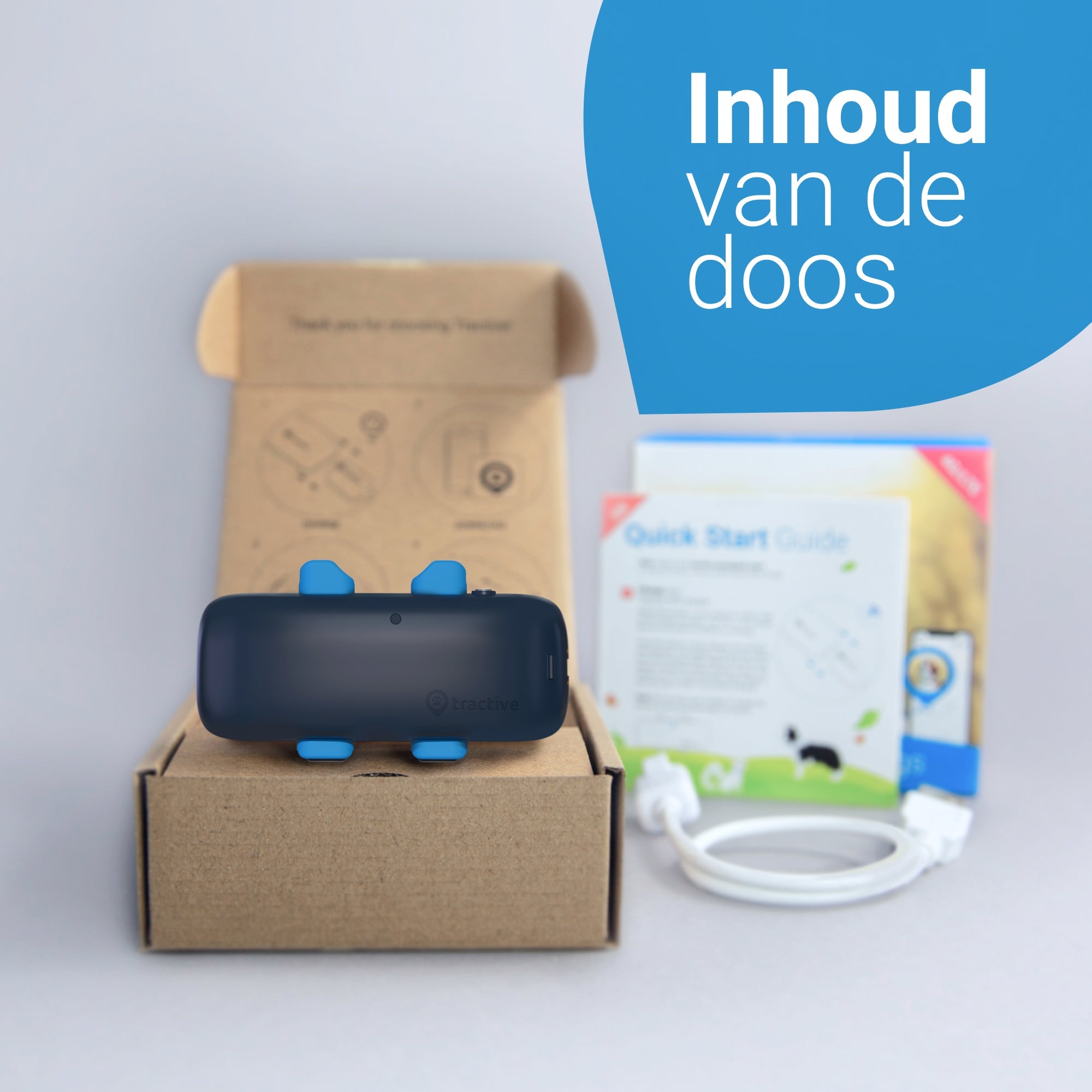 Tractive GPS-Hundetracker DOG 4 | Dunkelblau