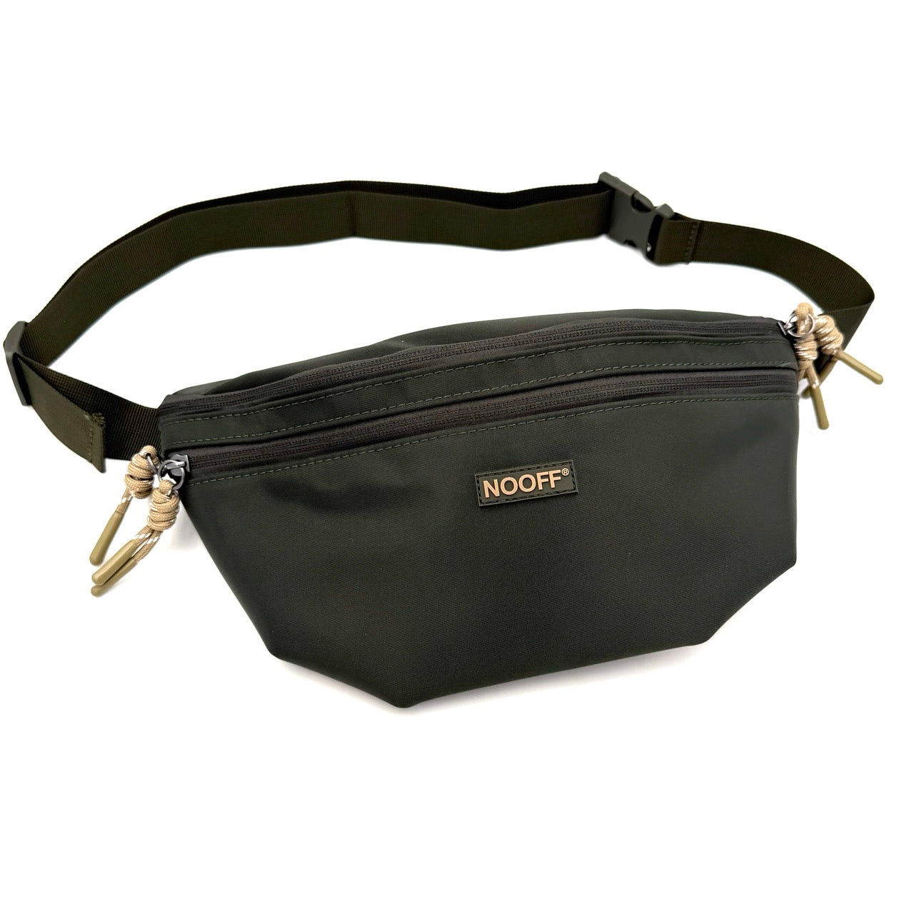 Hunde-Hüfttasche | Wasserabweisend | Abnehmbare Snacktasche | Olivgrün