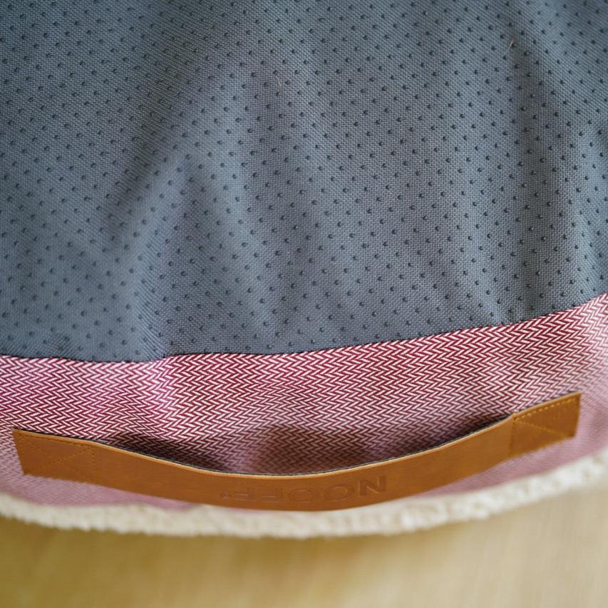nooff cave hond met anti slip roze