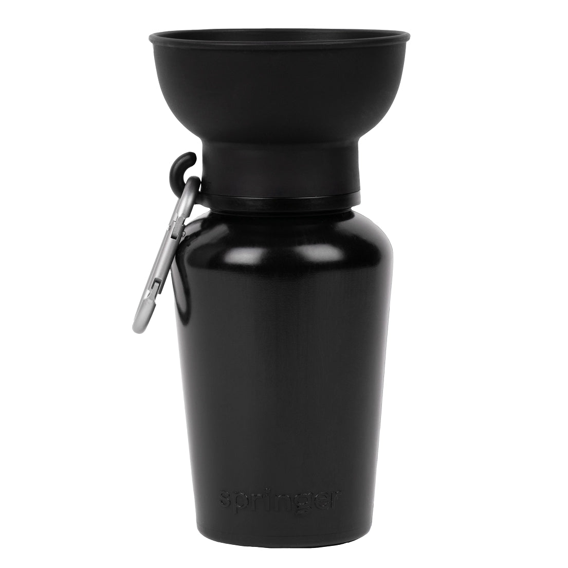 Hondendrinkfles kleur zwart Springer Flip 591ML lekdicht