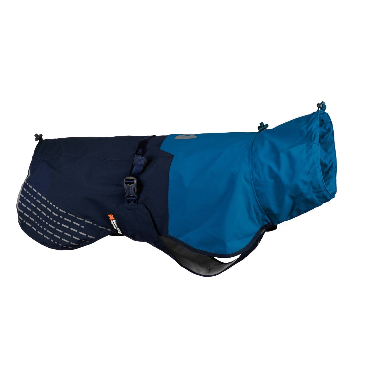 Honden regenjas non stop dogwear in blauw
