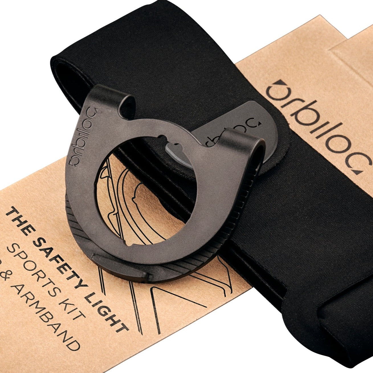 Clip met armband de Sports kit van Orbiloc