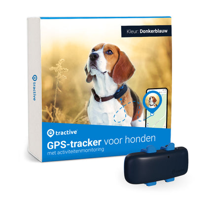 Tractive GPS Hondentracker Dog 4 kleur donkerblauw