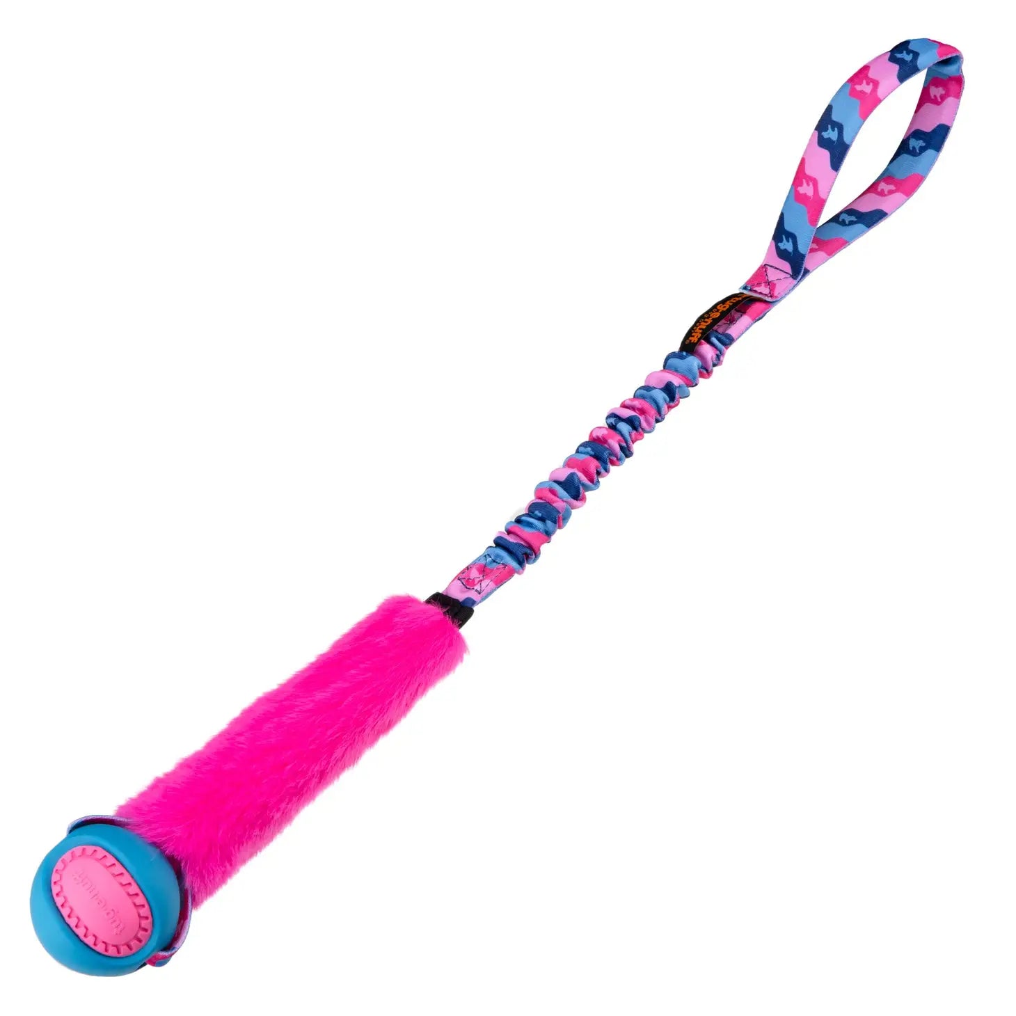 Tug-e-Nuff Fauxtastic Powerball Bungee Tug (65cm) kleur roze