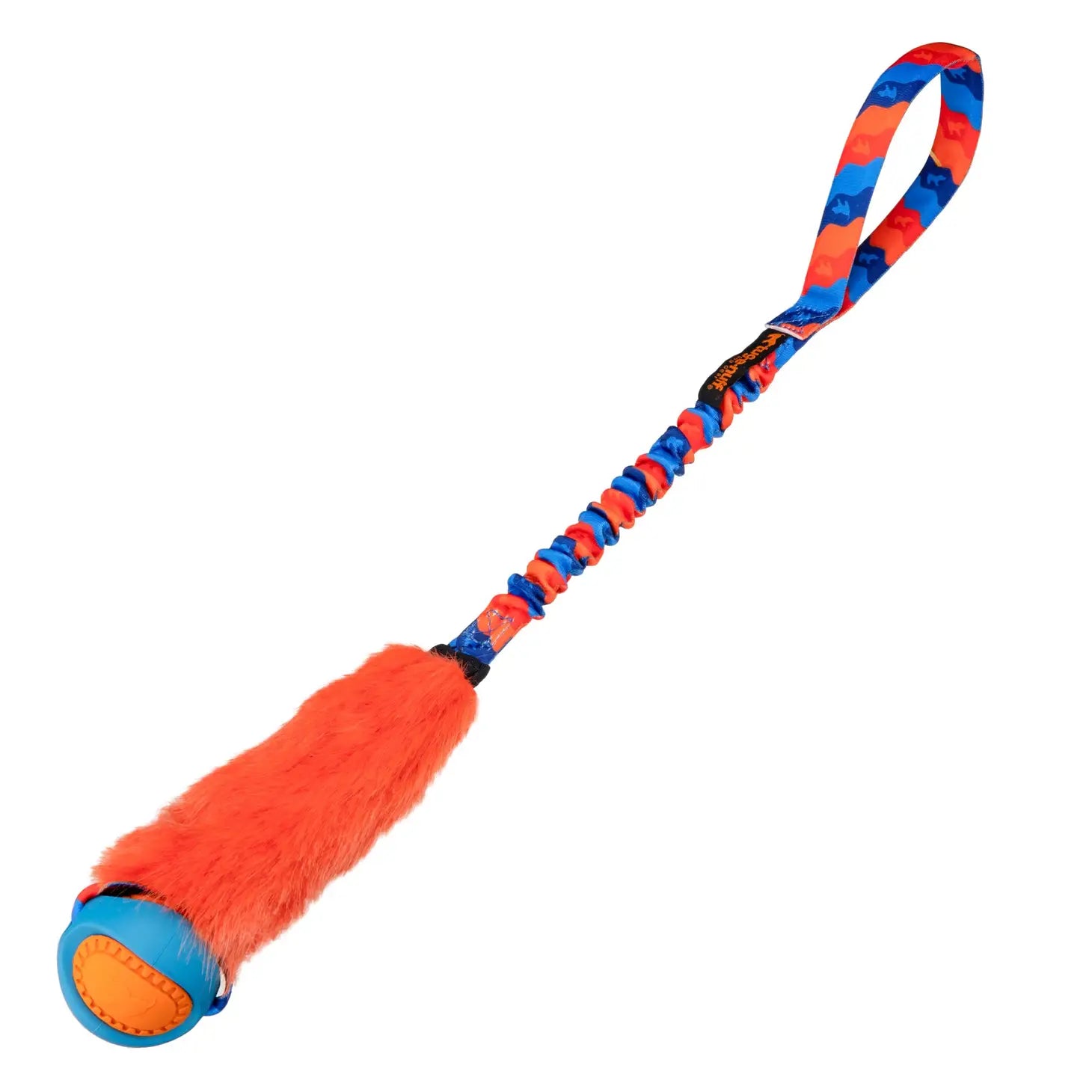 Tug-e-Nuff Fauxtastic Powerball Bungee Tug (65cm) kleur blauw groen