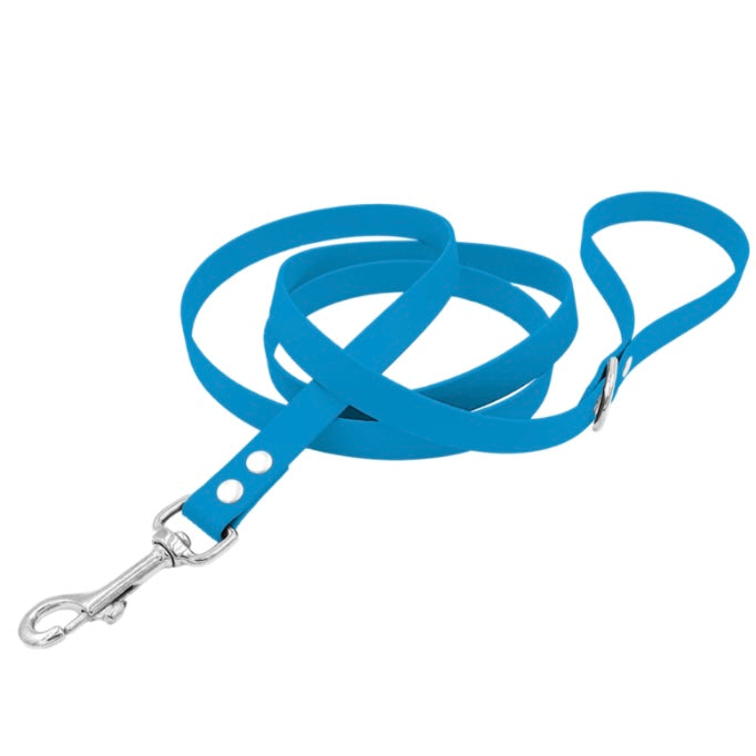 Lange Lijn BioThane | Lengte 4,5m | 17-65kg |  Breedte 1,9cm | Medium blauw | SALE