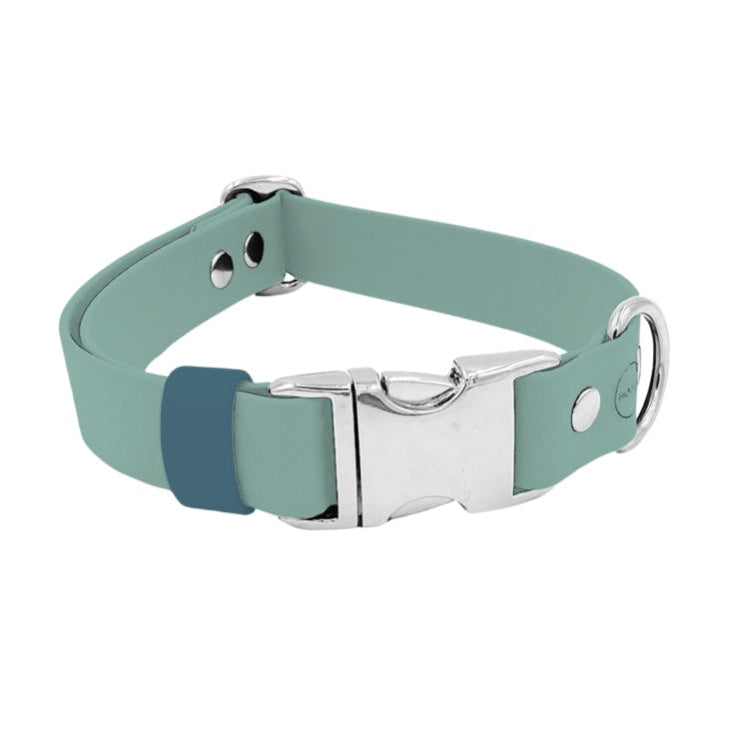 Klickhalsband mit Namen Biothane | Senna
